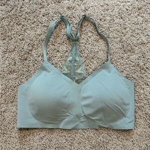 Women's Lace Back Bralette - Green